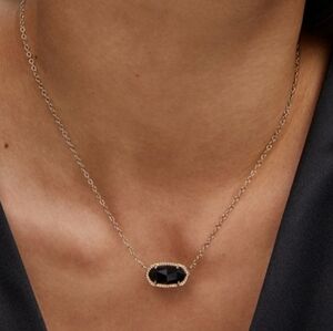 Kendra Scott Elisa Onyx Necklace